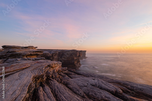 Sunrise view along Cape Solander, Sydney, Australia.