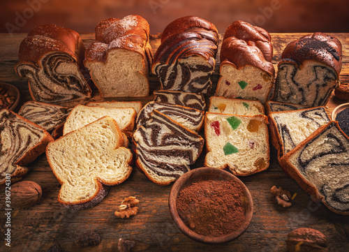 Sweet braided bread © Grafvision