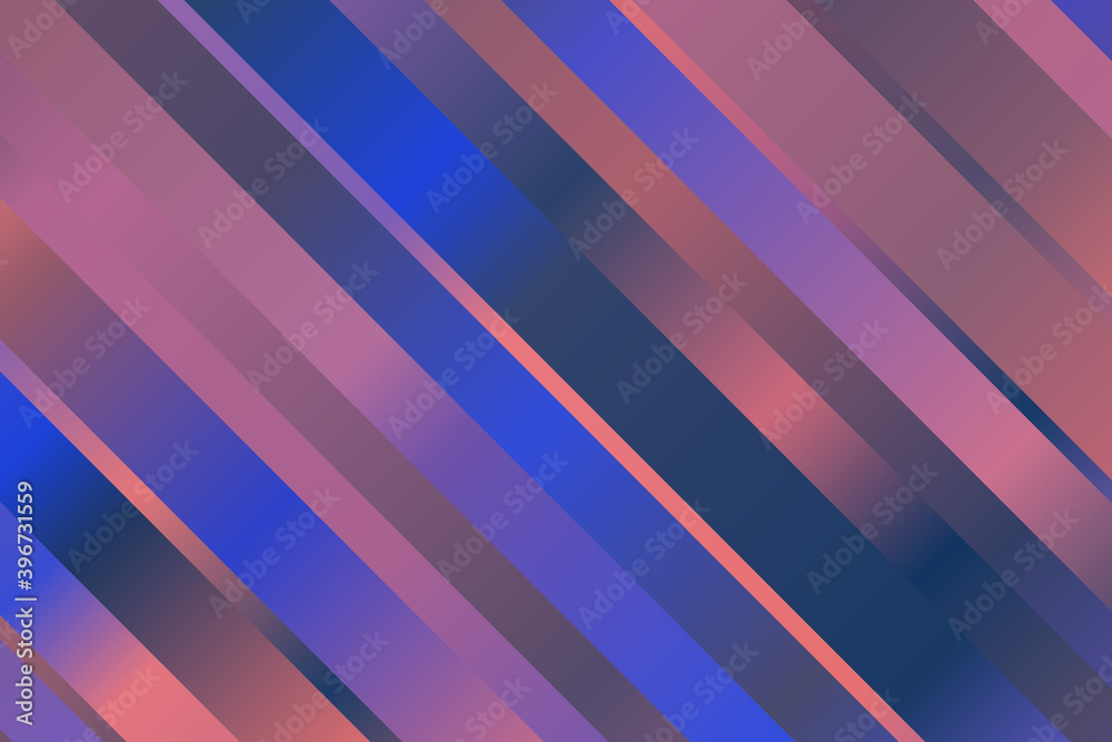 Obraz premium Pretty Blue and red lines abstract vector background.