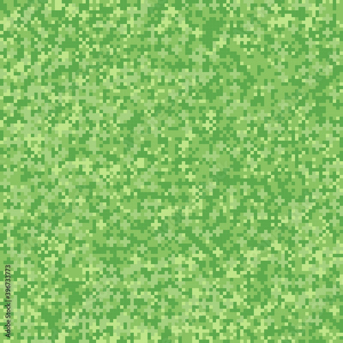 Grass texture pixel art. Vector picture.