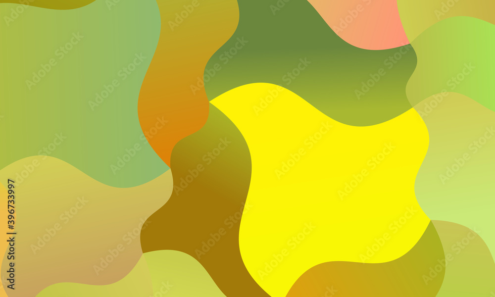 Lemon green polygonal abstract background. Great illustration for your needs.