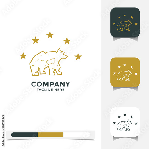 logo design of ursa minor. Suitable for your project, business, company, etc.