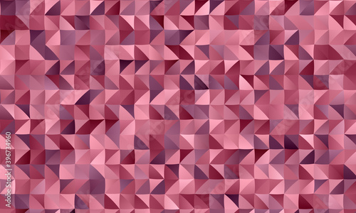 Pretty Pink and magenta polygonal background, digitally created