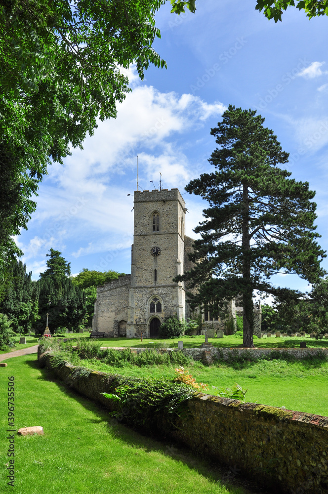 St Peter's Church, Moulton, Suffolk, England, UK