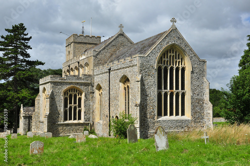Photo St Peter's Church, Moulton, Suffolk, England, UK