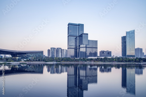 Urban Architecture in Nansha Free Trade Zone  Guangzhou  China
