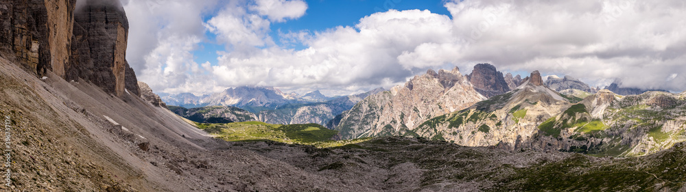 Tre Cime di Lavaredo, Dolomites, Italy.