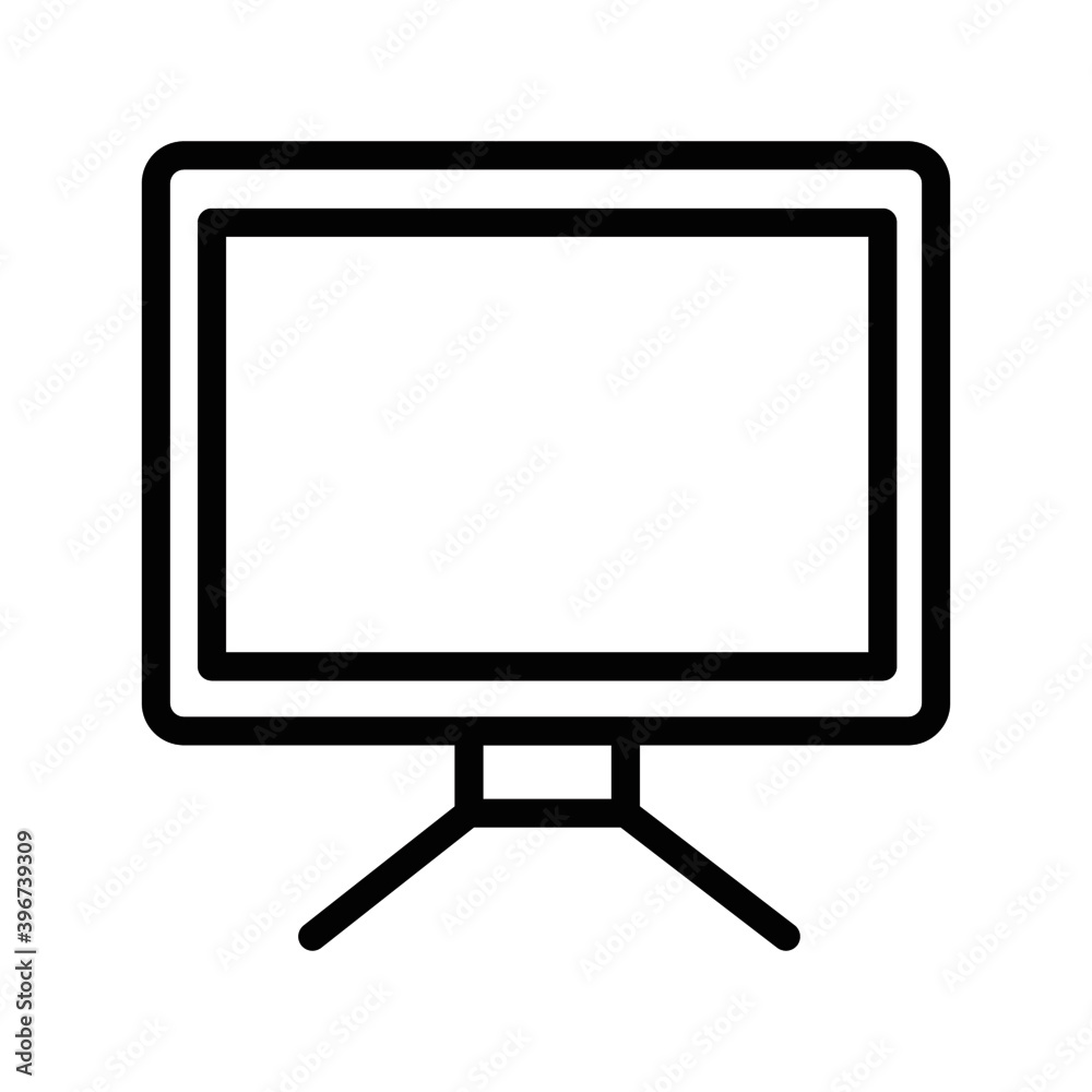 Tv icon vector. Outline television, line old tv symbol. Trendy flat ui sign design. Thin linear graphic pictogram for web site, mobile application. Logo illustration. Tv icon vector. Outline television, line old tv symbol. Trendy flat ui sign design. Thin linear graphic pictogram for web site, mobile application. Logo illustration.