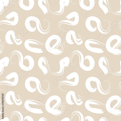 Brown Brush Strokes Seamless Pattern Background