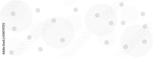 Gray vector background with a pattern of circles with different diameters. Textured template for a web splash in a modern style.
