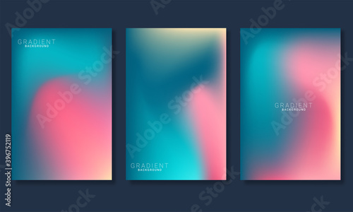 Abstract blurred gradient background. Vector illustration