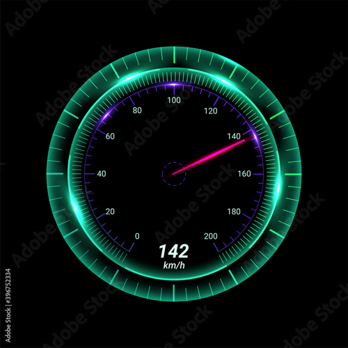 Performance rating meter indicator gauge