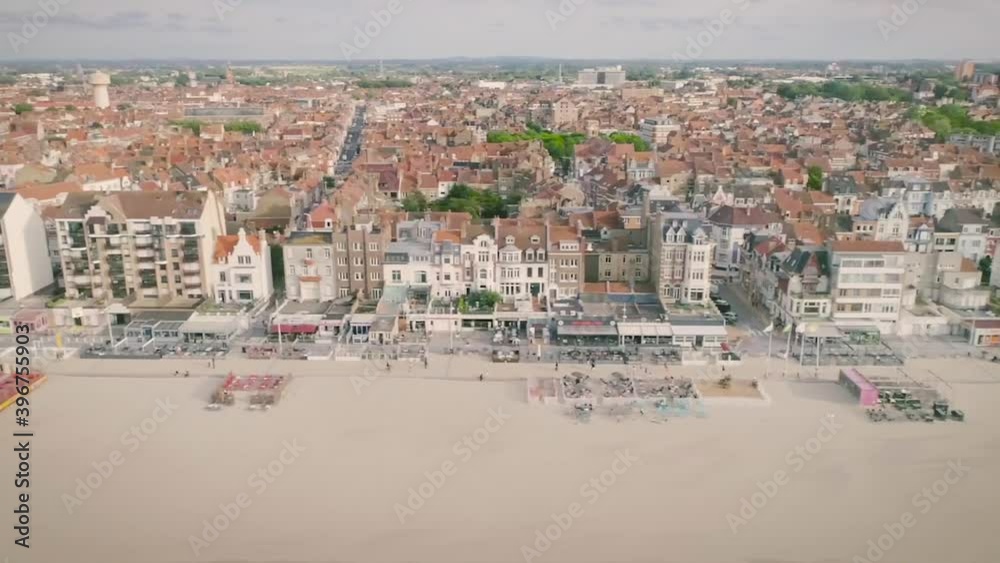 Plage de Dunkerque, Nord, Hauts-de-France - Drone