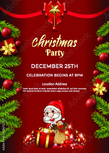 Marry Christmas flyer