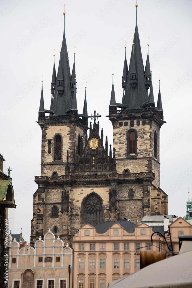 Prague Cathedral during winter