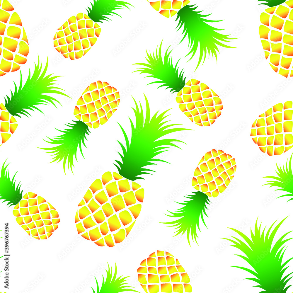 Seamless texture pattern of Pine apple - vector illustration Seamless texture pattern of Pine apple - vector illustration