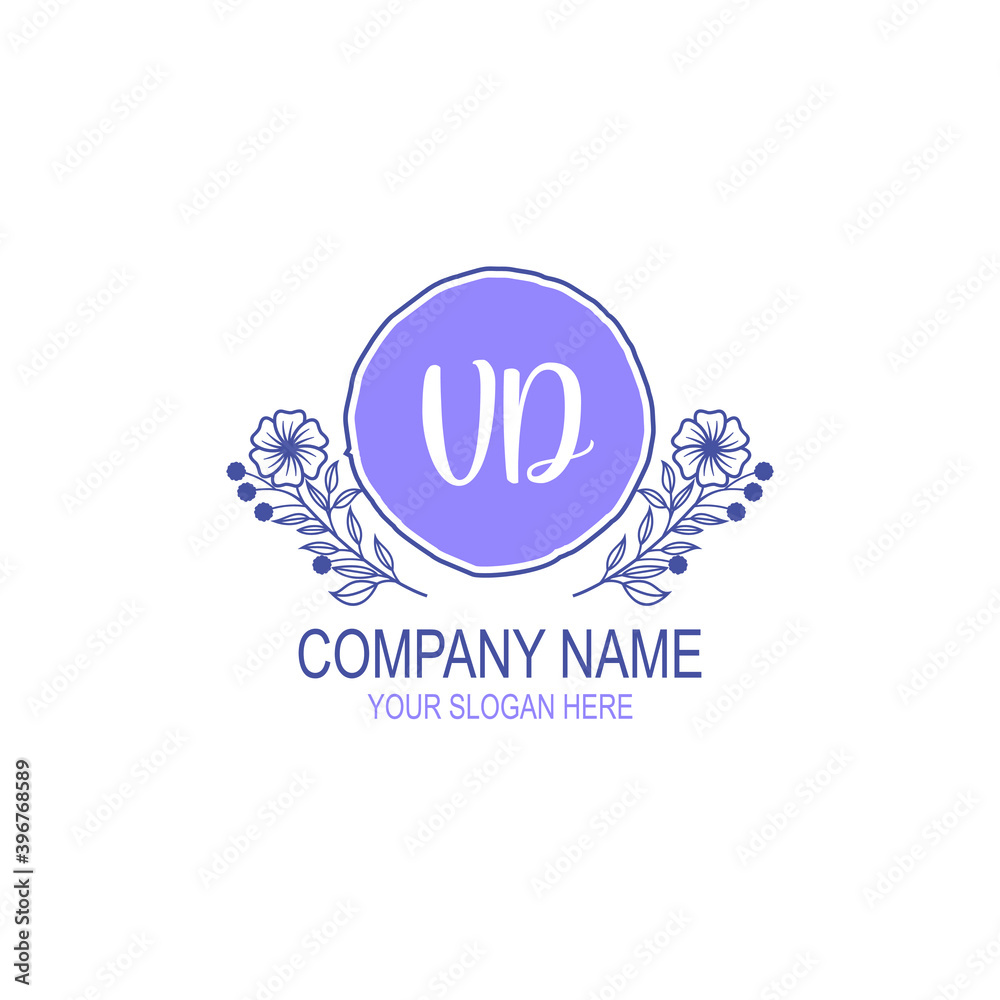 Initial VD Handwriting, Wedding Monogram Logo Design, Modern Minimalistic and Floral templates for Invitation cards Initial VD Handwriting, Wedding Monogram Logo Design, Modern Minimalistic and Floral templates for Invitation cards