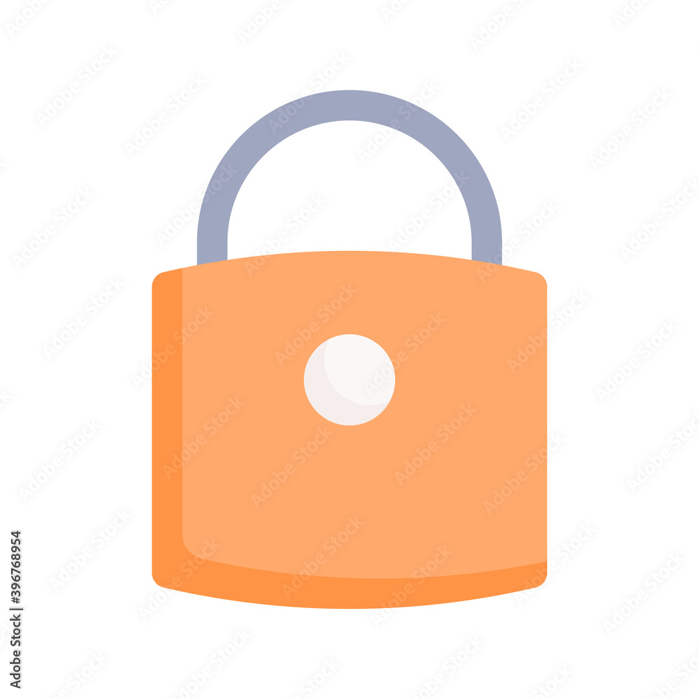 padlock icon vector illustration. padlock icon flat design. padlock icon vector illustration. padlock icon flat design.