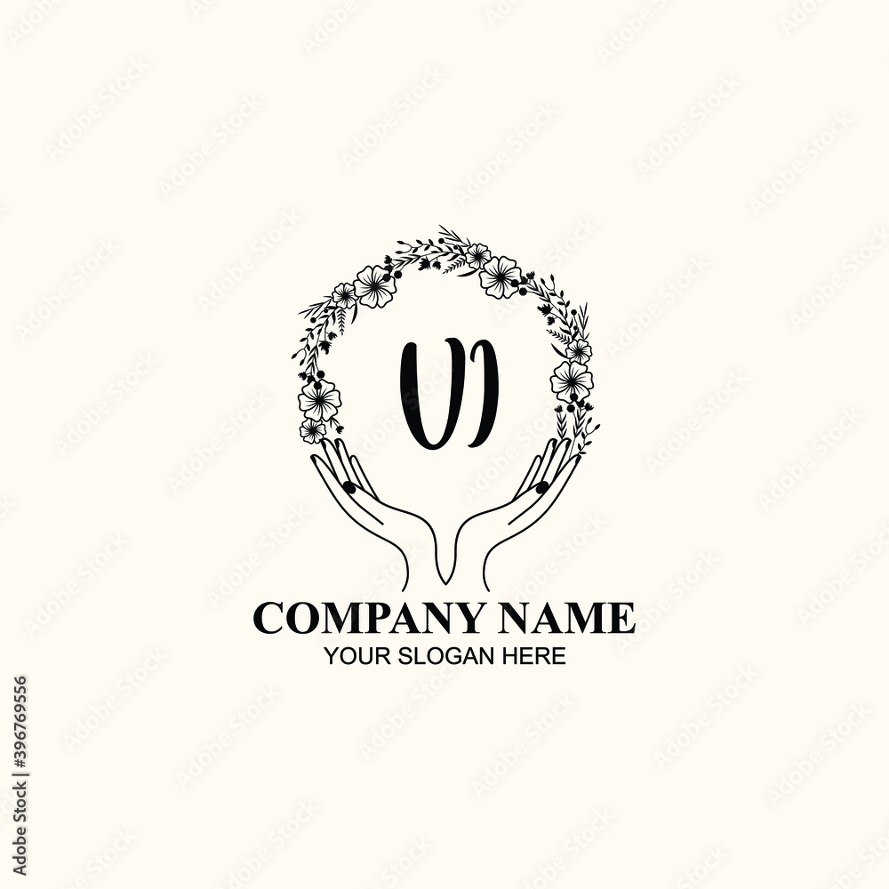 Initial VI Handwriting, Wedding Monogram Logo Design, Modern Minimalistic and Floral templates for Invitation cards Initial VI Handwriting, Wedding Monogram Logo Design, Modern Minimalistic and Floral templates for Invitation cards