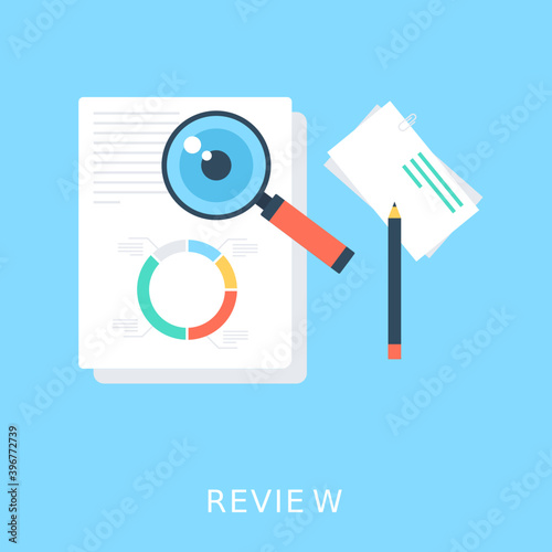 
Review Flat Vector Icon
