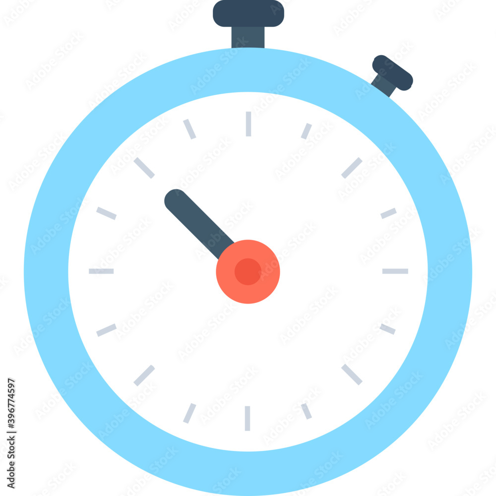 Stopwatch Flat vector Icon
Stopwatch Flat vector Icon