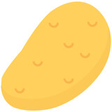 
Potato Flat vector Icon
