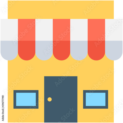 
Shop Flat Vector Icon
