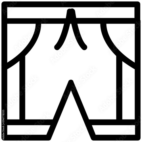 
Shorts Flat Vector Icon
