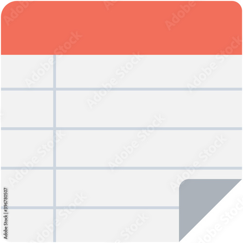 
Checklist Flat vector Icon
