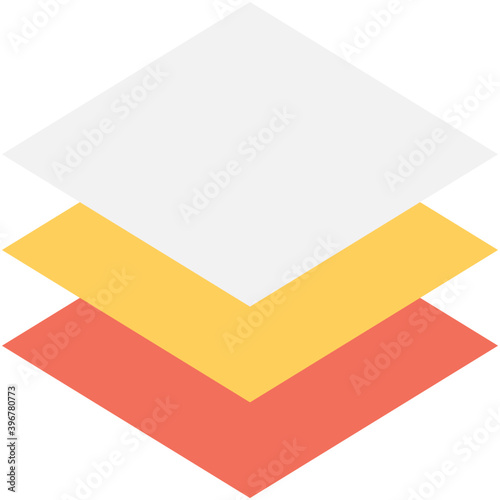 
Layers Flat vector Icon
