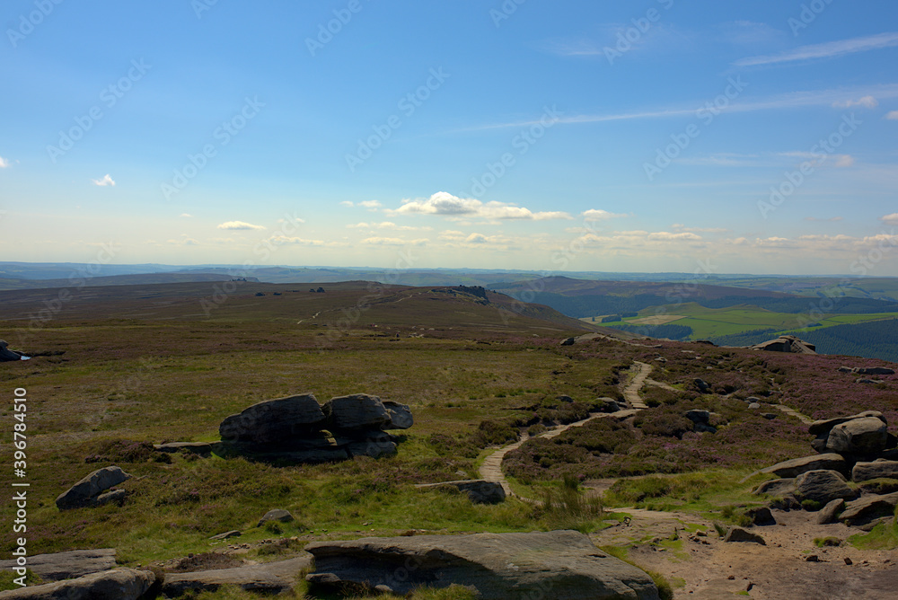 landscape with mountains and sky