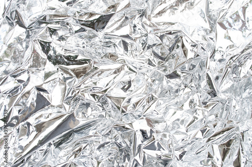 Aluminum foil abstract texture background