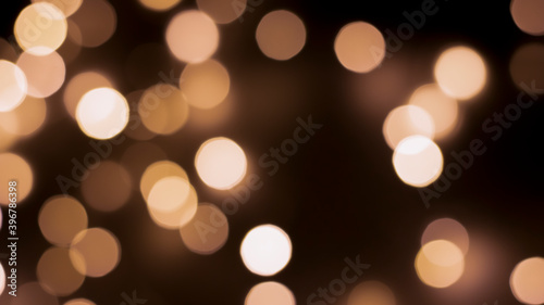 Beautiful festive bokeh on ...