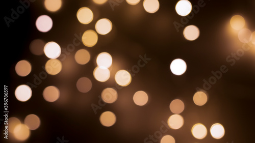 Beautiful festive bokeh on ...