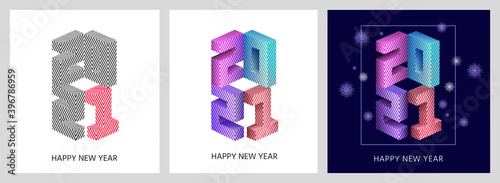Isometric colorful numbers set 2021