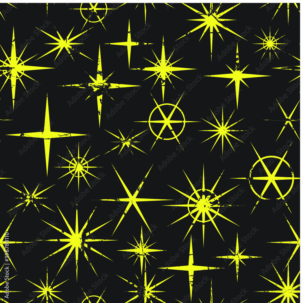grunge stars seamless pattern vector grunge stars seamless pattern vector
