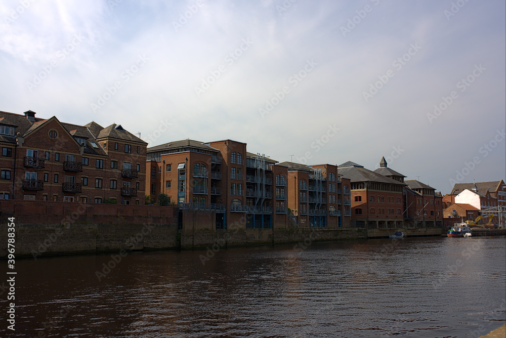 buildings by a canal