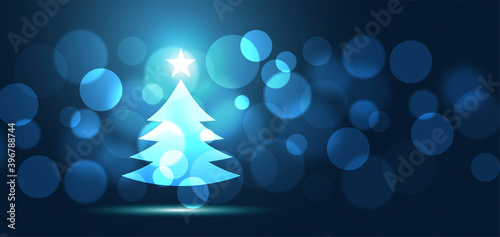albero di natale, cartolina di natale, albero, natale	
