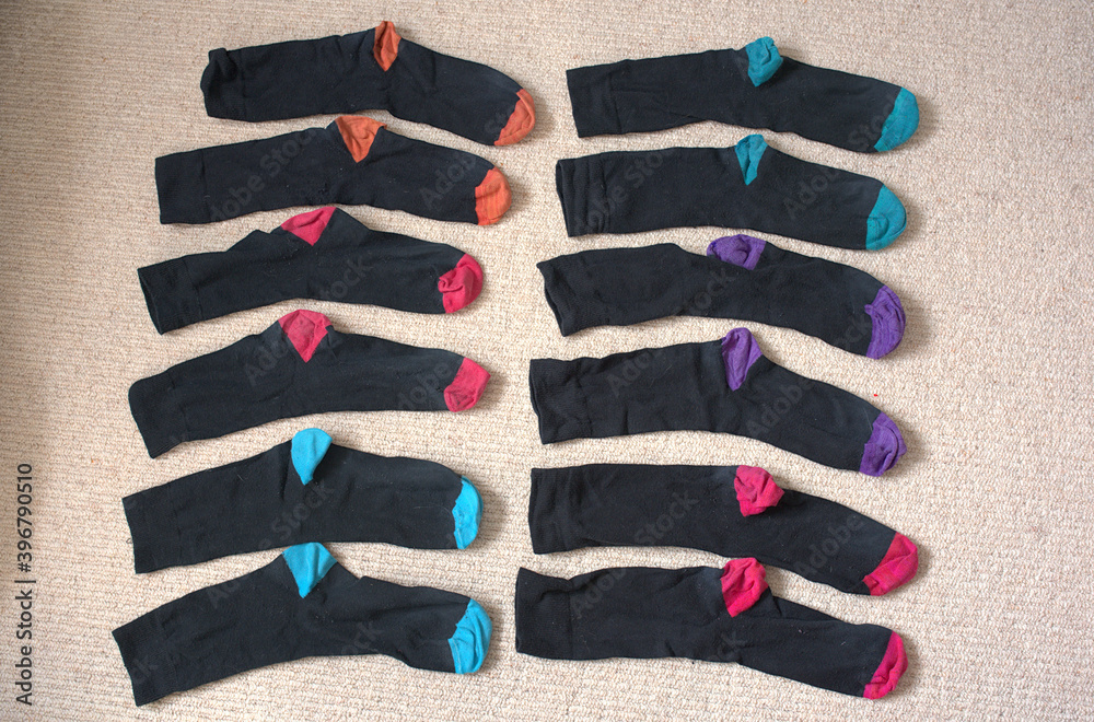 neat collection of socks