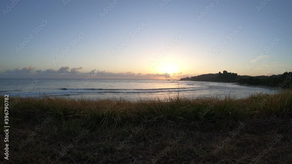 timelapse sunrise over the sea and coastline timelapse sunrise over the sea and coastline
