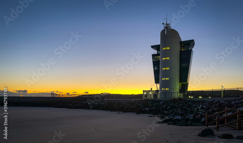 Sunrise Over Aberdeen Port Harbour Beach  photo