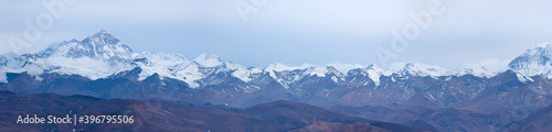 Panoramic view of the Himalayan chain