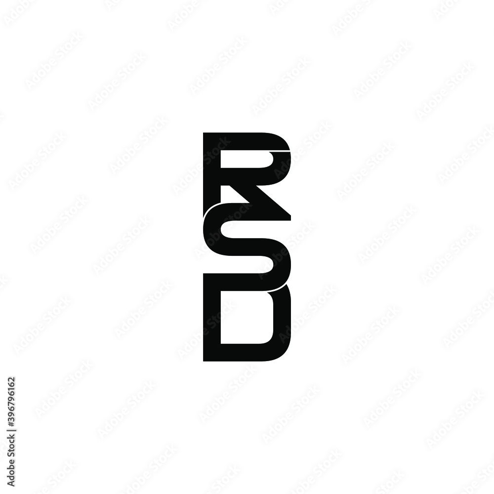 rsd letter original monogram logo design rsd letter original monogram logo design