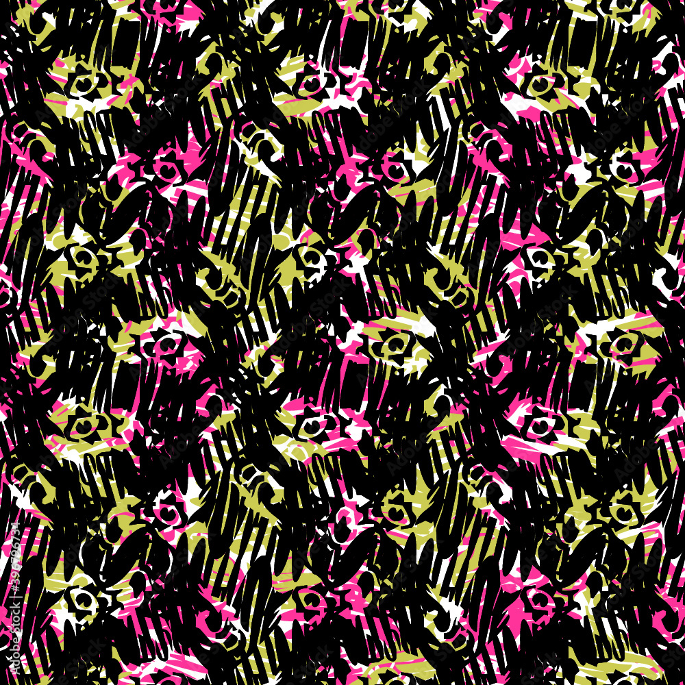 Obraz premium seamless pattern with butterflies