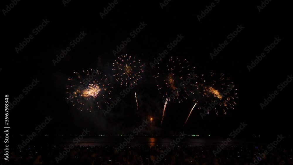 Pattaya Fireworks Festival 2020 on the east coast of the Gulf of Thailand, Pattaya beach
Pattaya Fireworks Festival 2020 on the east coast of the Gulf of Thailand, Pattaya beach