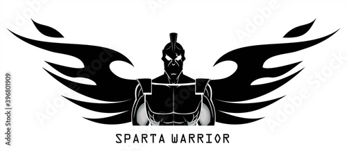 Sparta warrior with wings
