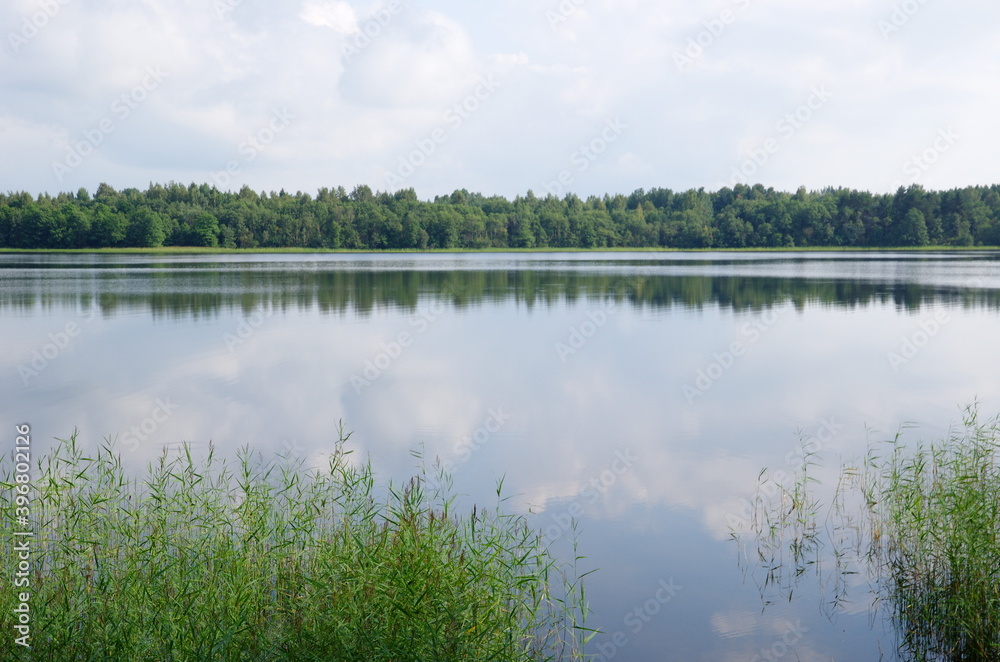 Obraz premium Nature of Seliger. The lake Glubokoye (Deep) in the Tver region, Russia