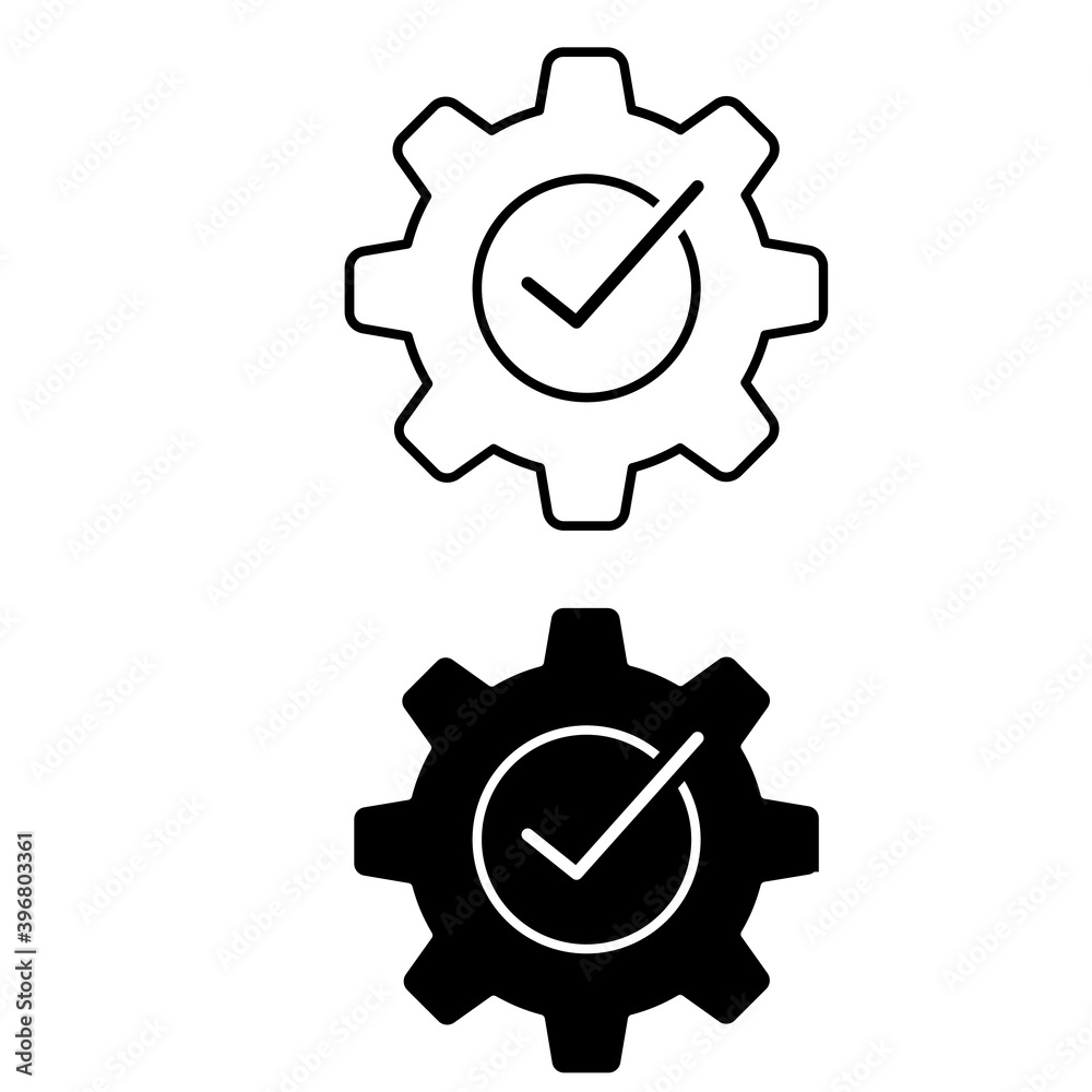 Approve icon vector set. Accepted Document illustration sign collection. Guarantee symbol. Approve icon vector set. Accepted Document illustration sign collection. Guarantee symbol.