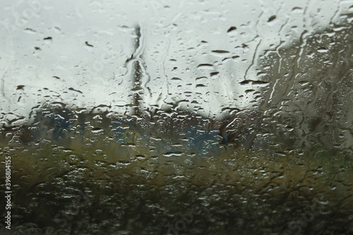 lluvia desde el coche