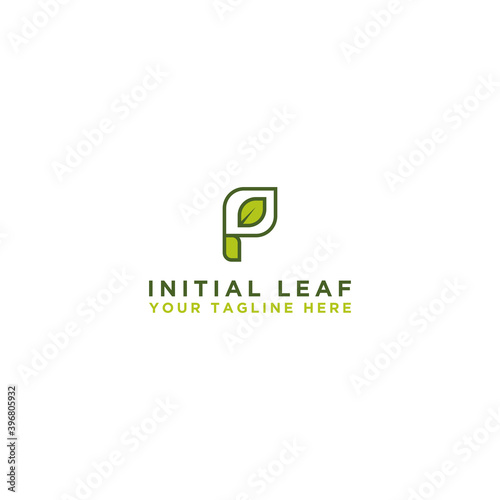 Leaf Logo Initial Letter Design P. - Vector Free Download Leaf Logo Initial Letter Design P. - Vector - GFXLoad